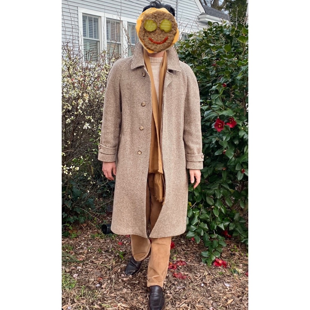 Vintage 60s Men’s Wool Overcoat L